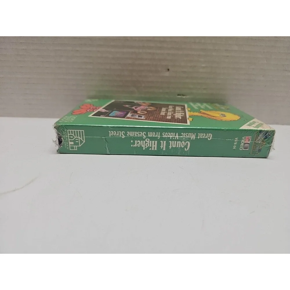 Sesame Street Home Video Count It Higher Great Music Videos VHS 1988 Book SEALED